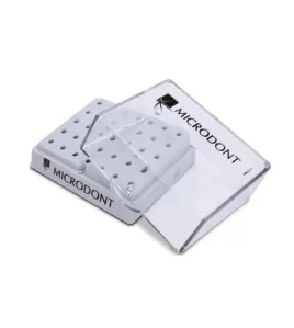 Plastic Bur Block - 35 Hole FG