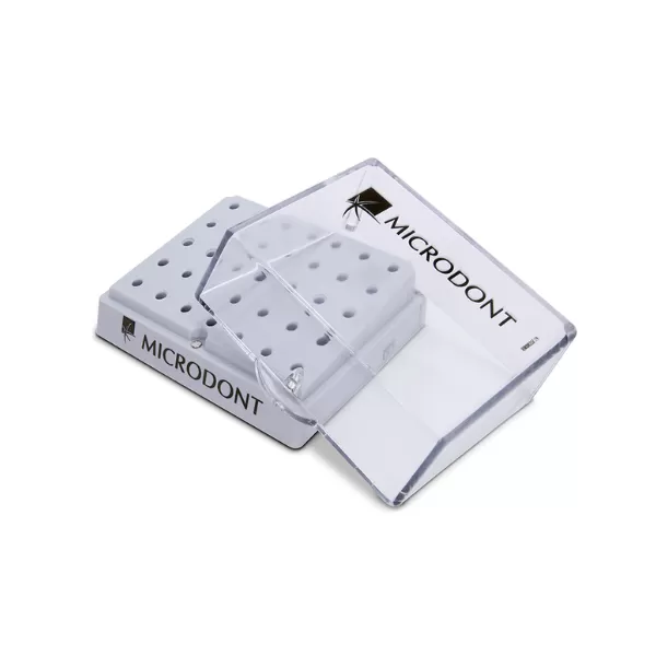 Plastic Bur Block - 35 Hole FG