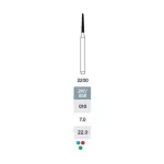 Diamond Bur FG - 2200 Conical Torpedo